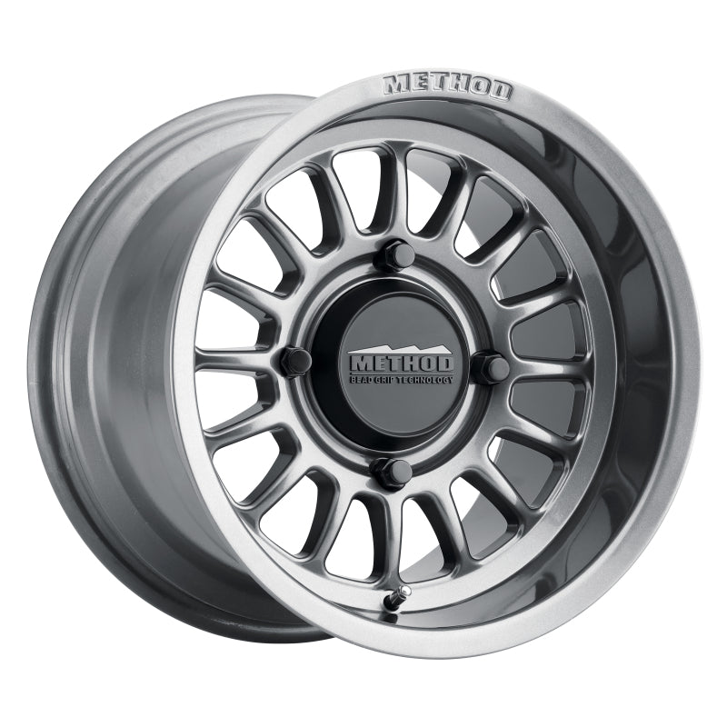 Method MR411 14x7 4+3/+13mm Offset 4x156 132mm CB Gloss Titanium Wheel