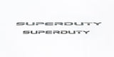Putco 17-20 Ford SUPERDUTY Letters (Stamped/Black Platinum) Hood/Front