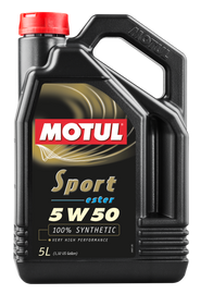 Motul 5L Synthetic Engine Oil Sport 5W50