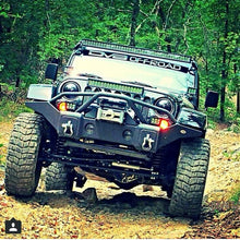 Load image into Gallery viewer, DV8 Offroad 07-18 Jeep Wrangler JK/JL FS-1 Full Length Steel Front Bumper