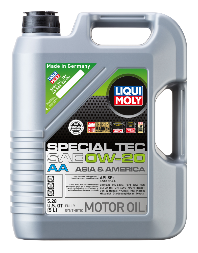 LIQUI MOLY 5L Special Tec AA Motor Oil 0W20