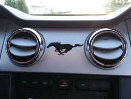 Vinyl Running Pony Mid-Vent Decal Set (05-09)