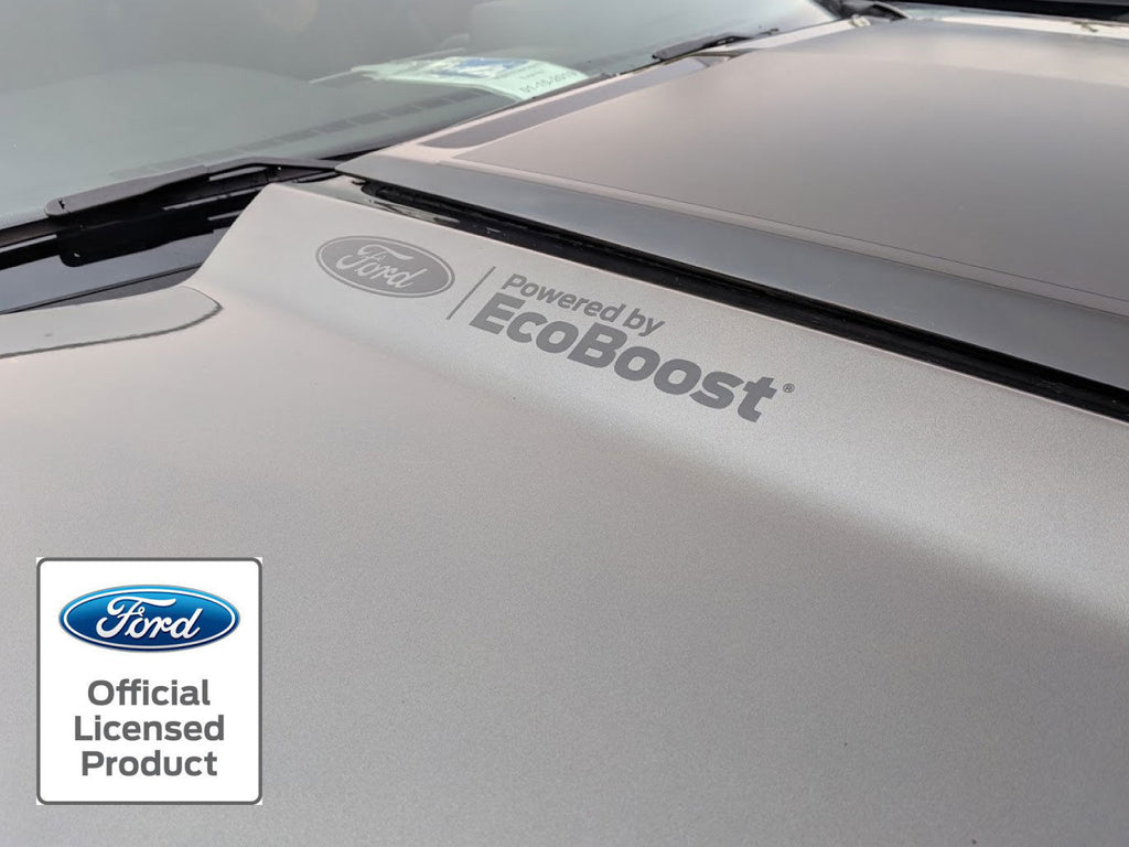 Ford Mustang Powered by Ecoboost Hood Decals Vinyl Sticker Graphic (2015 - 2019)