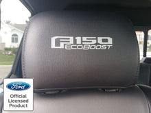 Load image into Gallery viewer, F-150 Headrest Decals with F-150 EcoBoost Logo