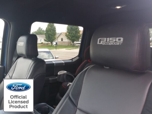 F-150 Headrest Decals with F-150 EcoBoost Logo