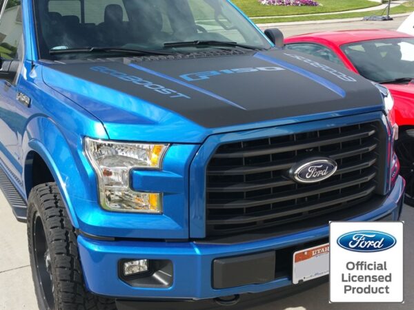 FORD F-150 Hood Blackout vinyl with F-150 EcoBoost Logo (2015-2020)