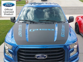 FORD F-150 Hood Blackout vinyl with F-150 EcoBoost Logo (2015-2020)