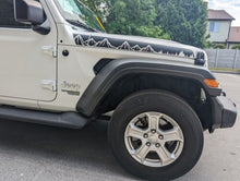Load image into Gallery viewer, Jeep Wrangler JT Wrangler Gladiator Side Hood Stripe Graphic Vinyl Sport (18-22)