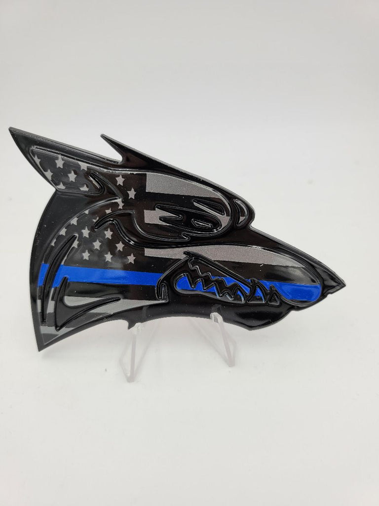 Coyote Growler Fender Badges Police Officer Tribute (Pair- 2015 - 22)