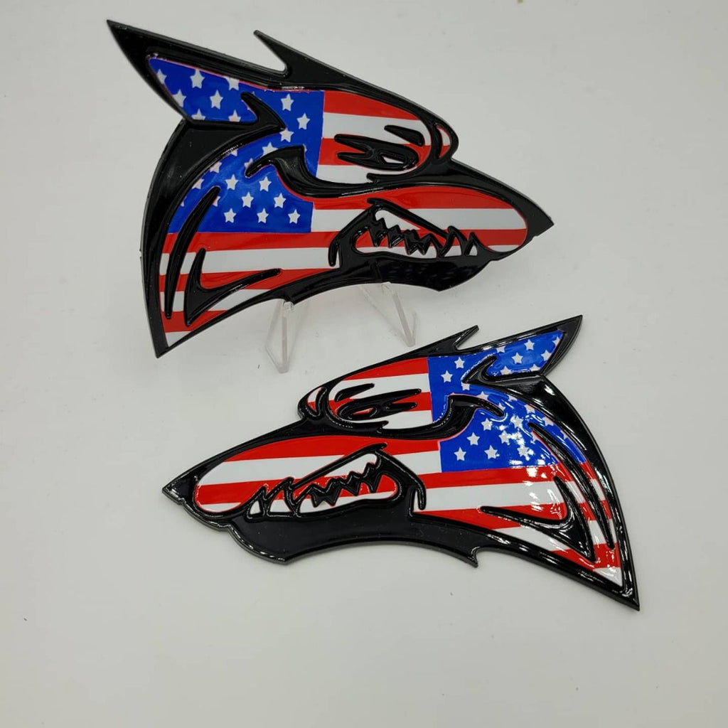 Coyote Growler Fender Badges USA Design (Pair- 2015 - 22)