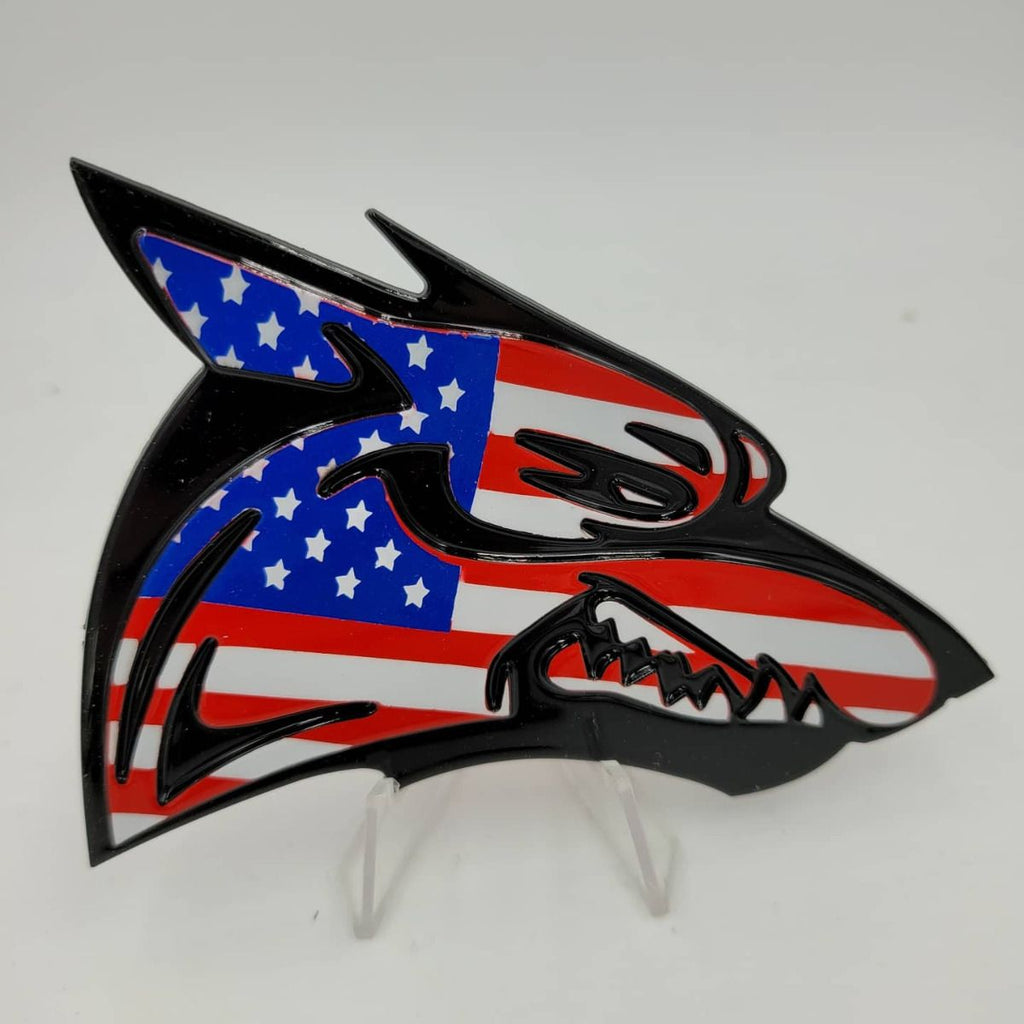 Coyote Growler Fender Badges USA Design (Pair- 2015 - 22)