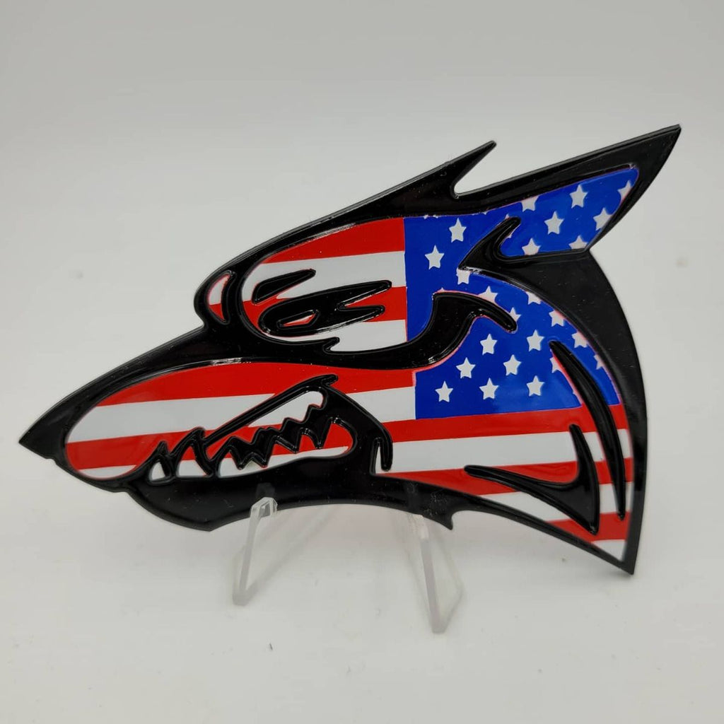 Coyote Growler Fender Badges USA Design (Pair- 2015 - 22)