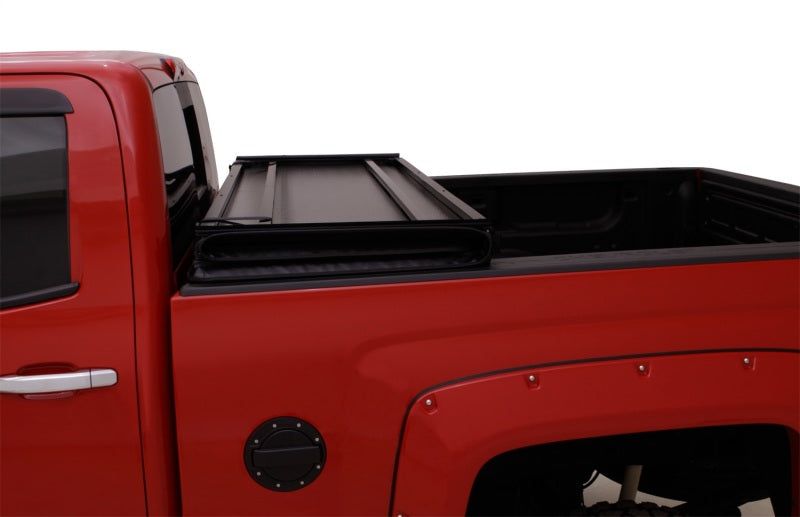 Lund 93-11 Ford Ranger Styleside (6ft. Bed) Hard Fold Tonneau Cover - Black