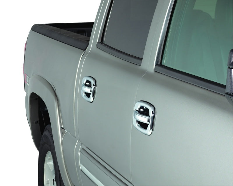 AVS 00-05 Ford Excursion (w/o Passenger Keyhole) Door Handle Covers (2 Door) 4pc Set - Chrome