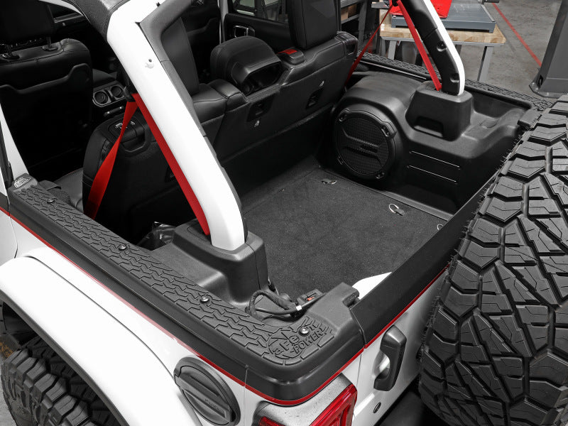 aFe 18-22 Jeep Wrangler JL (4-Door Models w/ 3-Piece Hard-Top Only) Terra Guard Tub Rail Covers