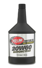 Load image into Gallery viewer, Red Line 20W60 Motorcycle Oil - Quart