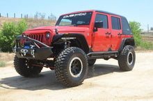 Load image into Gallery viewer, DV8 Offroad 07-18 Jeep Wrangler JK/JL FS-14 Mid Length Steel Front Bumper w/ Fog Lights &amp; LED Lights