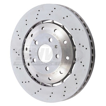 Load image into Gallery viewer, SHW 08-12 Audi R8 4.2L (Excl Ceramic Brakes) Front Drilled-Dimpled Lightweight Brake Rotor