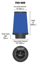 Load image into Gallery viewer, Airaid Universal Air Filter - Cone 6 x 7 1/4 x 5 x 9 - Blue SynthaMax