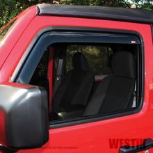 Load image into Gallery viewer, Westin 2018-2019 Jeep Wrangler JL Wade In-Channel Wind Deflector 2pc - Smoke