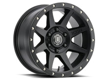 Load image into Gallery viewer, ICON Rebound Pro 17x8.5 6x5.5 0mm Offset 4.75in BS 106.1mm Bore Satin Black Wheel