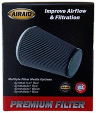 Load image into Gallery viewer, Airaid 10-14 Ford Mustang Shelby 5.4L Supercharged Direct Replacement Filter - Oiled / Blue Media
