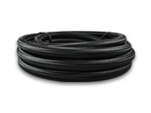 Load image into Gallery viewer, Vibrant -6 AN Black Nylon Braided Flex Hose .56in ID (150 foot roll)