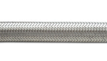 Load image into Gallery viewer, Vibrant SS Braided Flex Hose -6 AN 0.34in ID (50 foot roll)