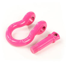 Load image into Gallery viewer, Rugged Ridge Pink 3/4in D-Ring Shackles