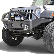 Load image into Gallery viewer, DV8 Offroad 07-18 Jeep Wrangler JK/JL FS-1 Full Length Steel Front Bumper