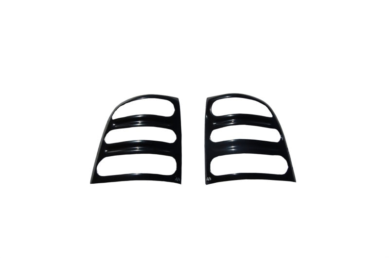 AVS 97-04 Dodge Dakota Slots Tail Light Covers - Black