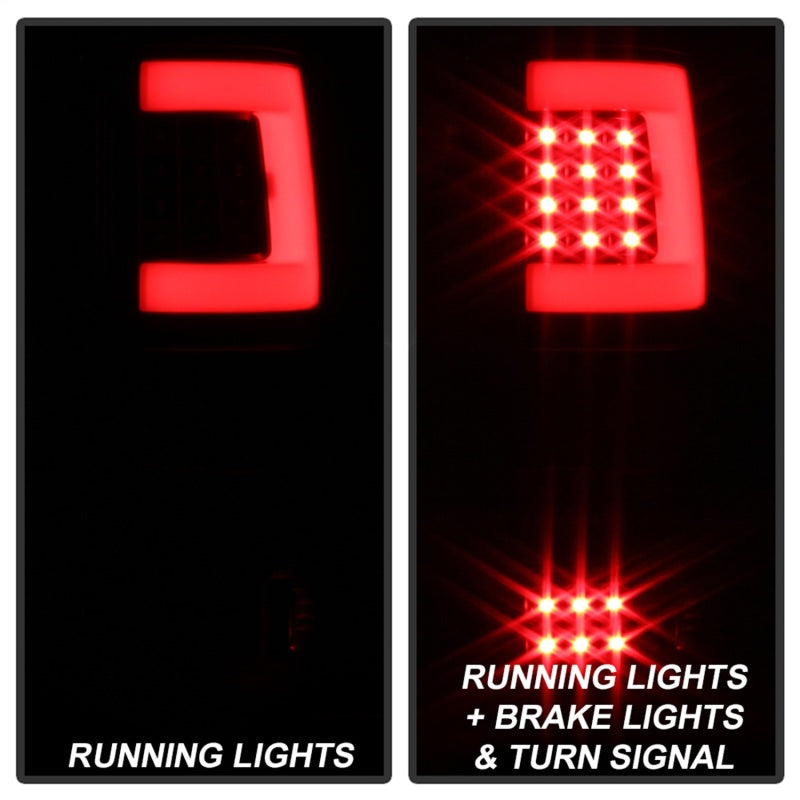 xTune 04-08 Ford F150 (Not Heritage/SVT) V.3 LED Tailights Black (ALT-ON-FF15004G3LB-LBLED-BK)