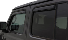 Load image into Gallery viewer, AVS 07-18 Jeep Wrangler Unlimited Ventvisor In-Channel Front &amp; Rear Window Deflectors 4pc - Smoke