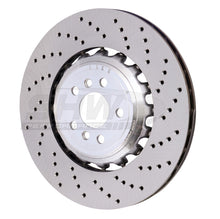 Load image into Gallery viewer, SHW 18-21 BMW M5 4.4L Right Rear Cross-Drilled Lightweight Brake Rotor