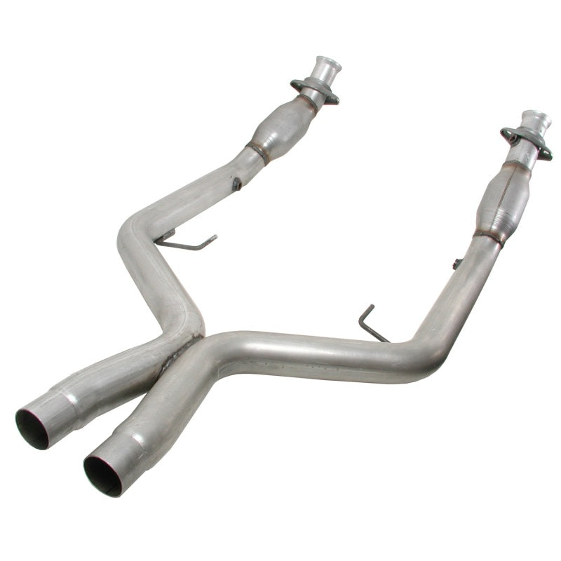 BBK 05-10 Mustang 4.6 GT High Flow X Pipe With Catalytic Converters - 2-3/4