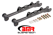 Load image into Gallery viewer, BMR 10-15 5th Gen Camaro Chrome Moly Non-Adj. Rear Lower Control Arms (Delrin) - Black Hammertone