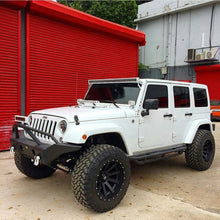 Load image into Gallery viewer, DV8 Offroad 07-18 Jeep Wrangler JK/JL FS-1 Full Length Steel Front Bumper