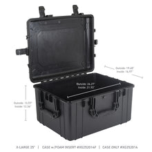 Load image into Gallery viewer, Go Rhino XVenture Gear Hard Case - Extra LG 25in. / Lockable / IP67 / Automatic Air Valve - Tex. Blk