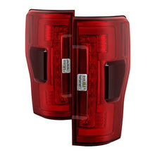 Load image into Gallery viewer, Spyder 17-18 Ford F-250 SD (w/Blind Spot Sensor) LED Tail Lights - Red Clr (ALT-YD-FS17BS-LED-RC)