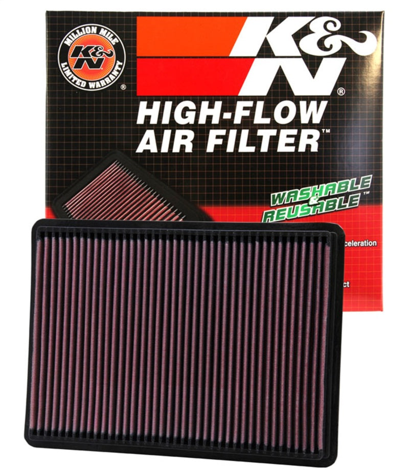 K&N 07-07 Jeep Liberty / 05-10 Grand Cherokee/Commander Drop In Air Filter