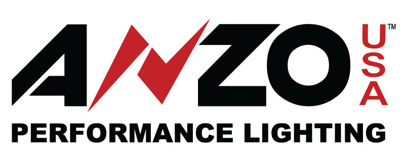 ANZO 2007-2015 Jeep Wrangler LED Taillights Black