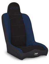 Load image into Gallery viewer, PRP Daily Driver High Back Suspension Seat (Two Neck Slots) - Black / Blue