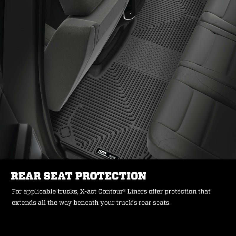 Husky Liners 10-17 Dodge Ram 2500 Crew Cab X-Act Contour Cocoa 2nd Seat Floor Liner