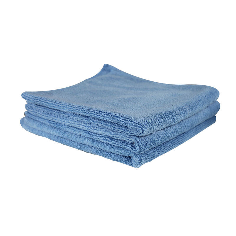 Chemical Guys Workhorse Professional Microfiber Towel - 16in x 16in - Blue - 3 Pack