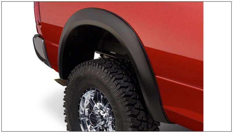 Bushwacker 10-18 Dodge Ram 2500 Fleetside Extend-A-Fender Style Flares 4pc 76.3/98.3in Bed - Black