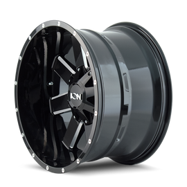 ION Type 141 20x9 / 8x165.1 BP / 0mm Offset / 130.8mm Hub Gloss Black Milled Wheel