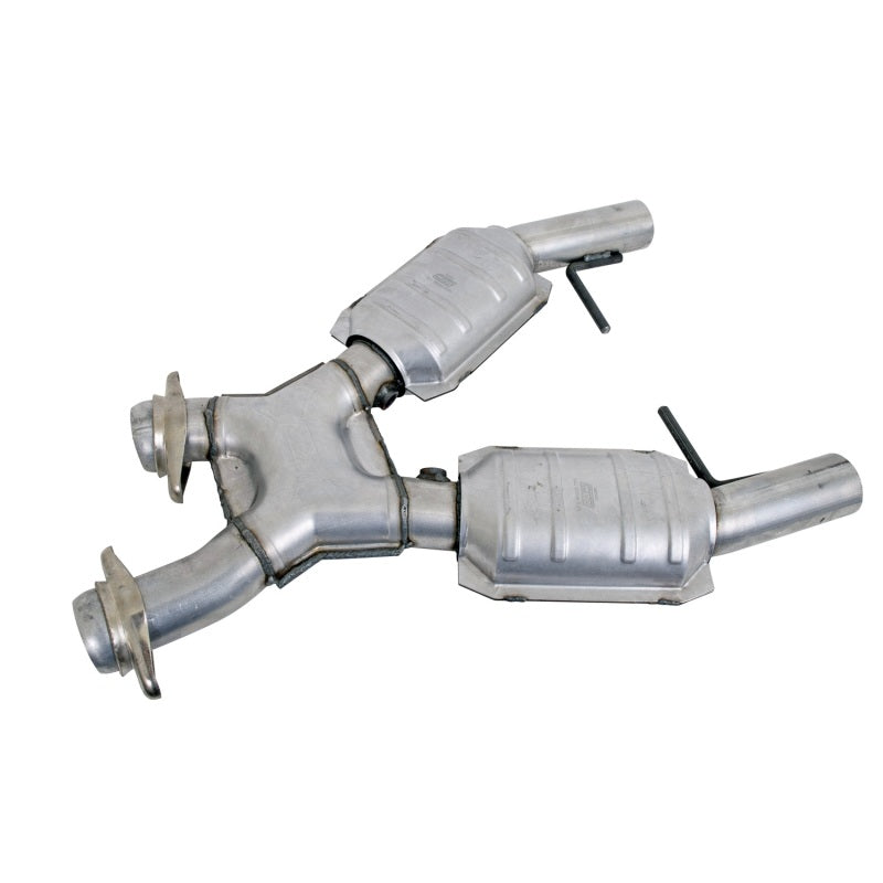 BBK 96-98 Mustang 4.6 GT High Flow X Pipe With Catalytic Converters - 2-1/2