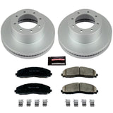 Power Stop 13-16 Ford F-450 Super Duty Front Z17 Coated Brake Kit
