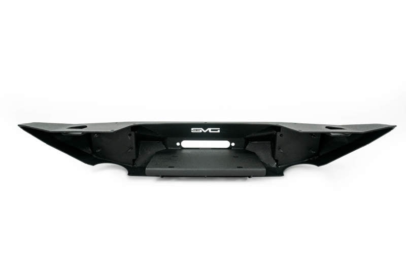DV8 Offroad 07-18 Jeep Wrangler JK/JL Steel Stubby Front Bumper w/ Light Bracket & Winch Plate
