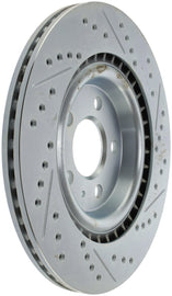StopTech Select Sport 14-19 Audi A4i Slotted and Drilled Right Rear Rotor